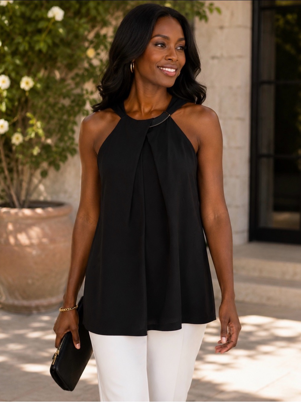 Lafayette 148 New York Designer Blouse Size 12 NWT